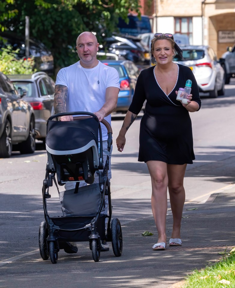 Daisy looked great in a black mini dress