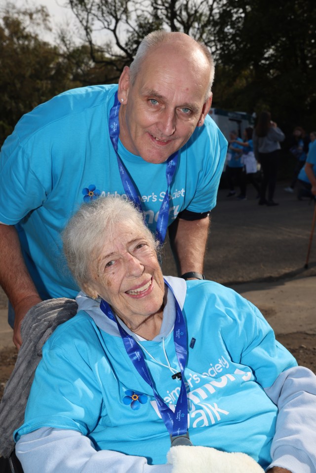 Julie’s husband Scott Brand launched their latest campaign with the Alzheimer’s Society in March