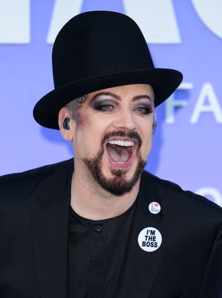 Boy George ignited a feud with one star after talking about their hair