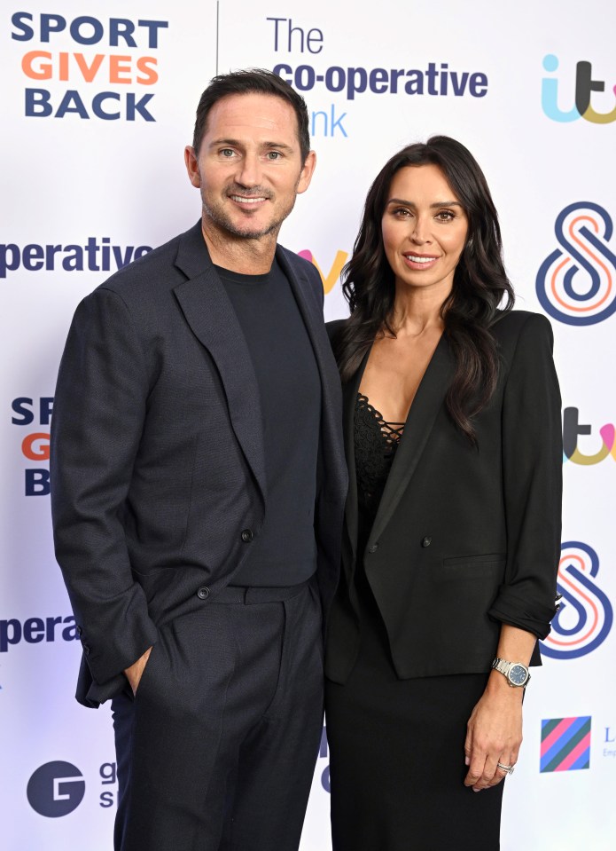 Frank is married to Christine Lampard