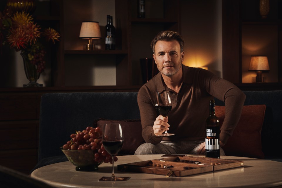 Gary Barlow now has five selections of organic wines