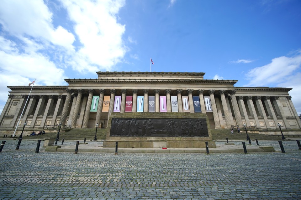 St George’s Hall in Liverpool is having special artworks installed in celebration of Taylor Swift’s Eras Tour arriving in the city