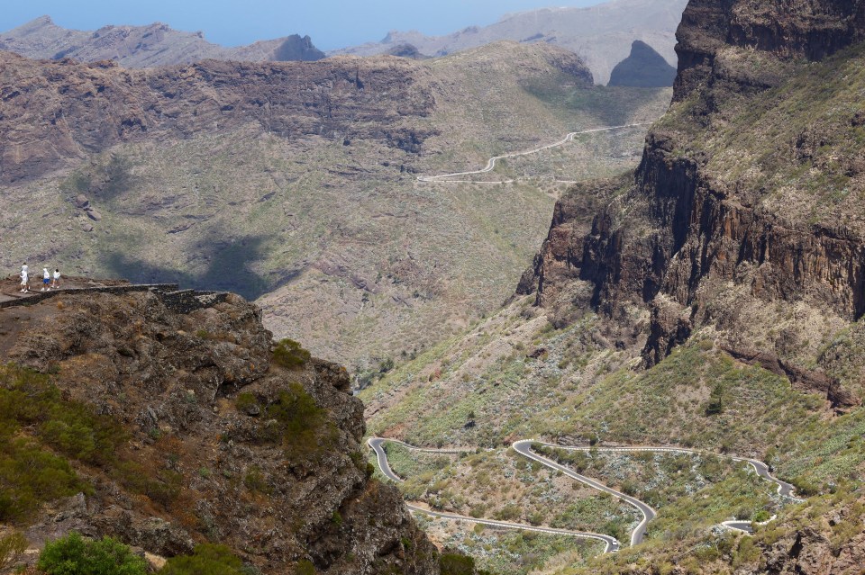 Much of the search has focussed on the Masca ravine