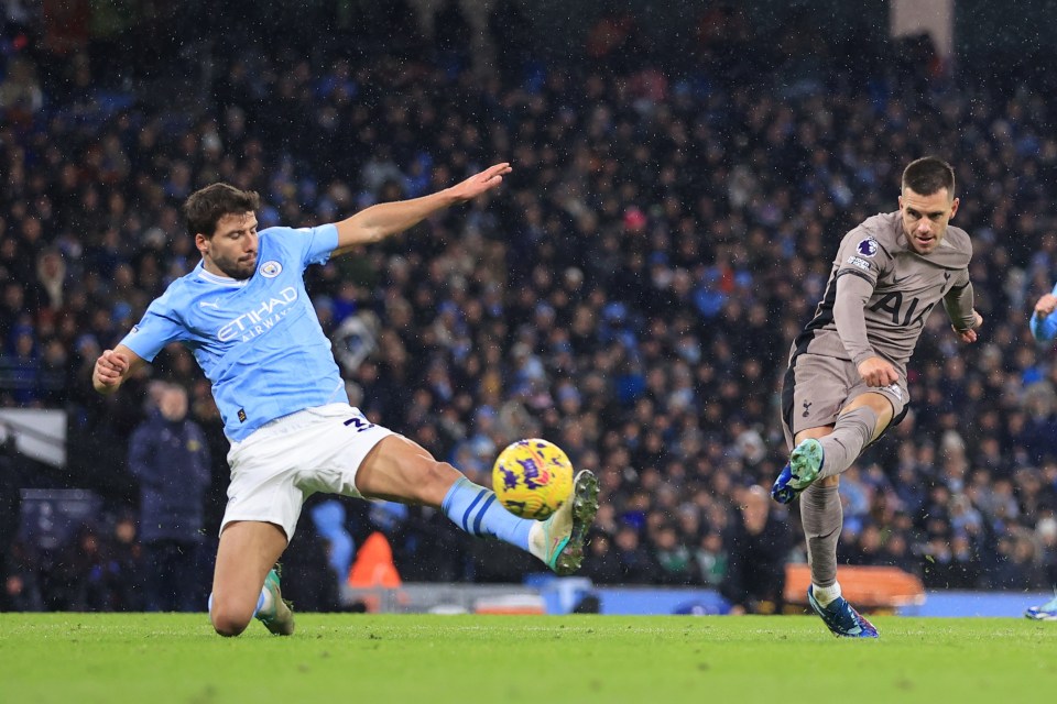 The Argentine scored against Man City last season