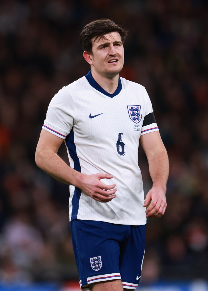 Harry Maguire is reportedly an injury doubt for Euro 2024