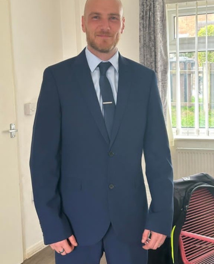 Welsh had bought himself a suit for his upcoming nuptials