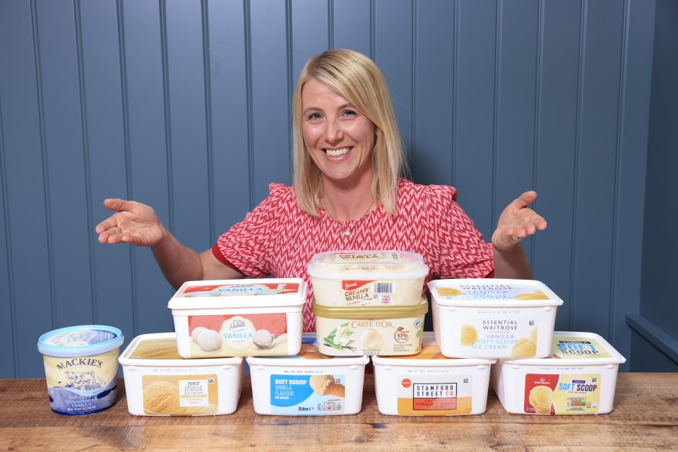 Lynsey Hope put popular tubs of vanilla ice cream to the tes