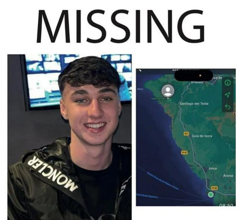 Jay's friends are circulating this poster with his picture and last known location