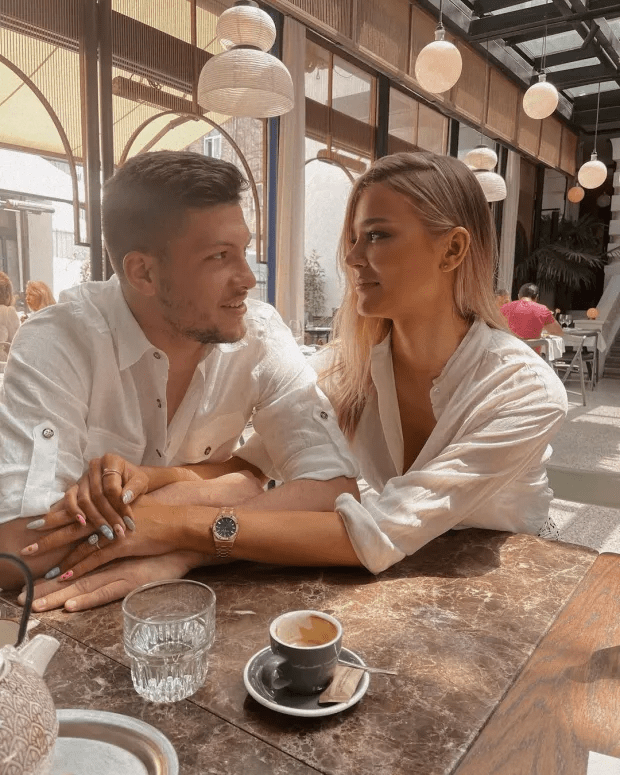 Sofija Milosevic has a baby with Luka Jovic