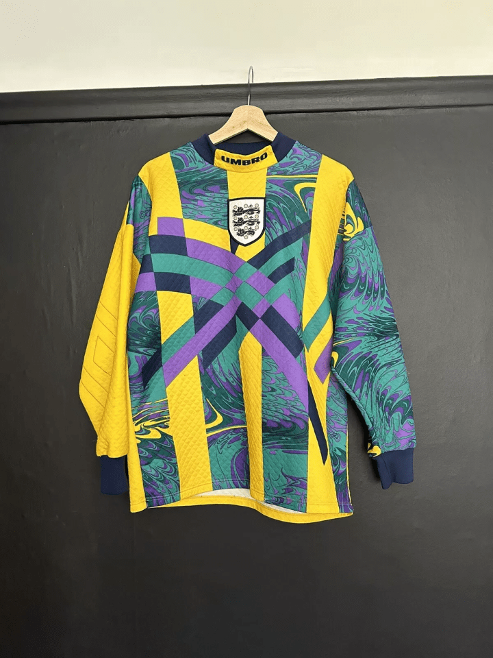 Another 1996 goalkeeping jersey is worth a lot to sellers on eBay