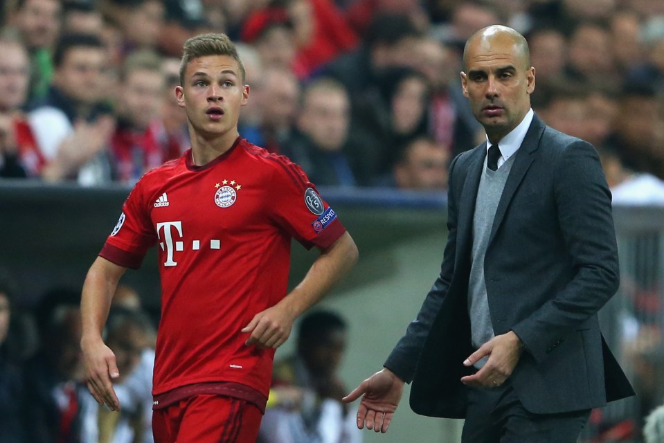 Pep Guardiola gave Kimmich his Bundesliga debut in 2015