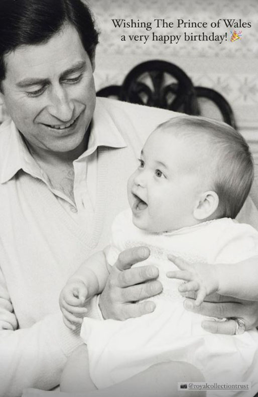 King Charles also celebrated Prince William's birthday with an adorable photograph