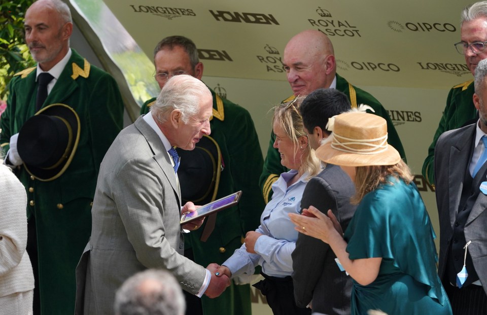 King Charles III congratulates winning connections of Asfoora