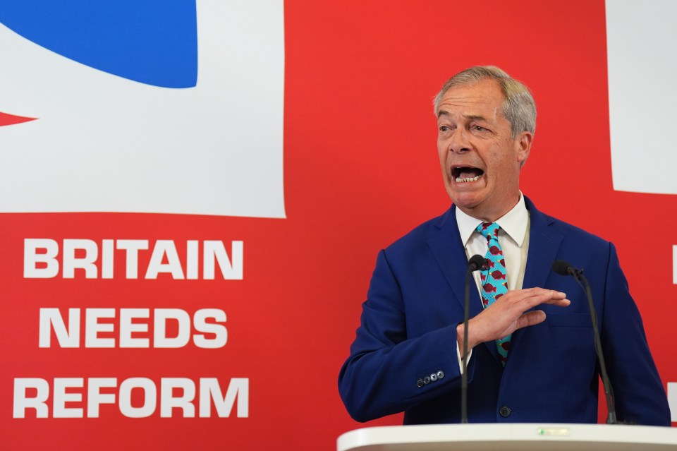 Farage claimed that his party are now the challenger to Labour in key parts of the country