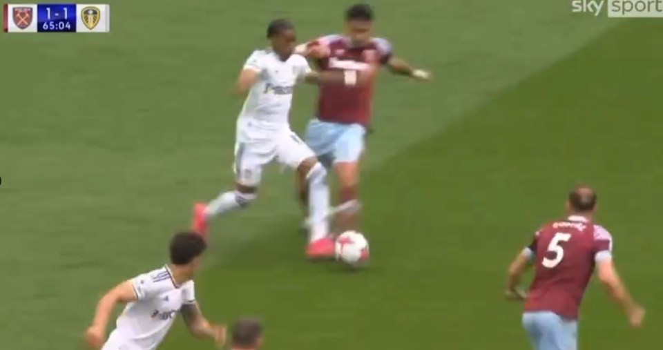 This yellow card against Leeds is also being probed