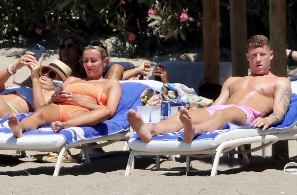 Ross Barkley and girlfriend Katherine Pilkington have been soaking up the sun