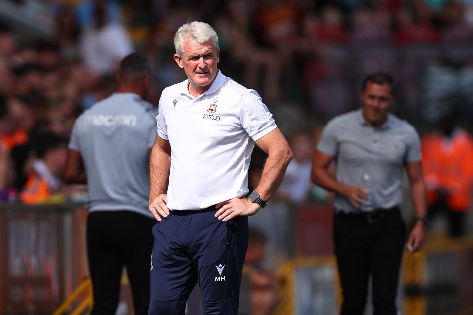 Mark Hughes was sacked by Bradford last season