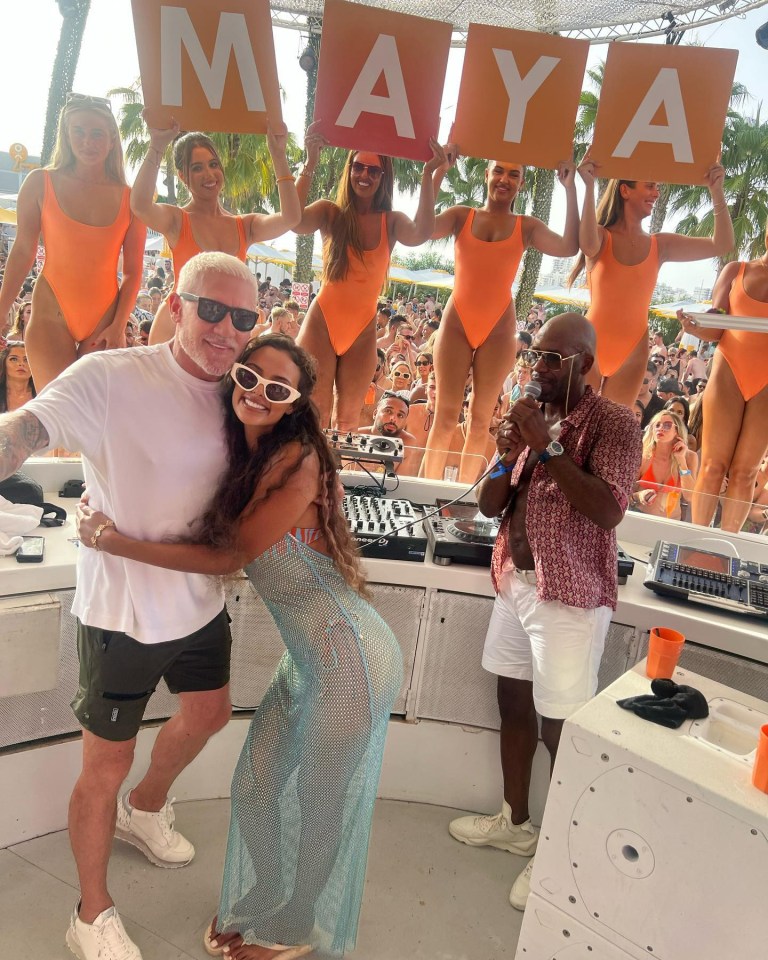 Maya Jama is among a roster of celebs who have visited Ocean Beach