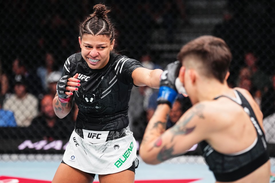 Mayra Bueno Silva threw down with Macy Chiasson on the UFC 303 main card