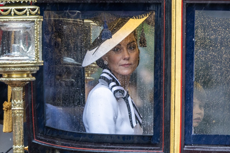 Kate delighted fans when she attended Trooping the Colour in June