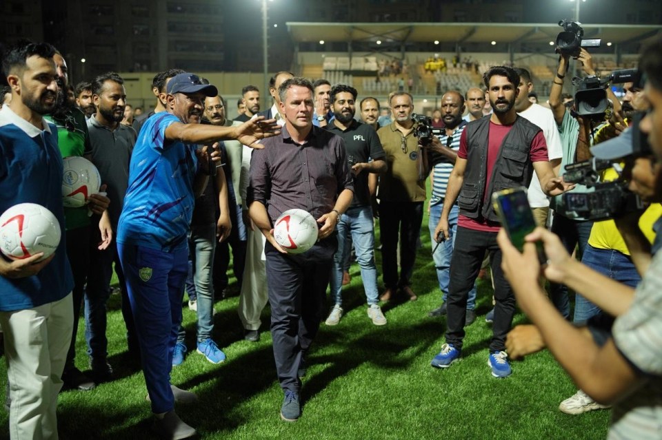 Owen visited three cities in three days while in Pakistan and met thousands of fans