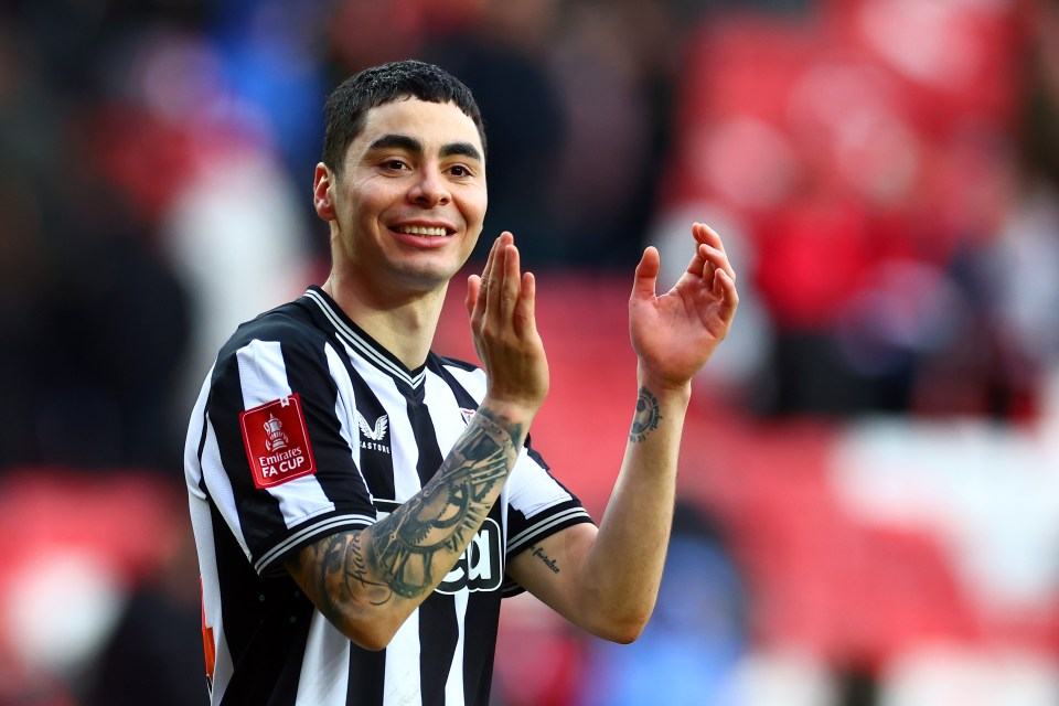 The Magpies look set to offload Miguel Almiron this summer