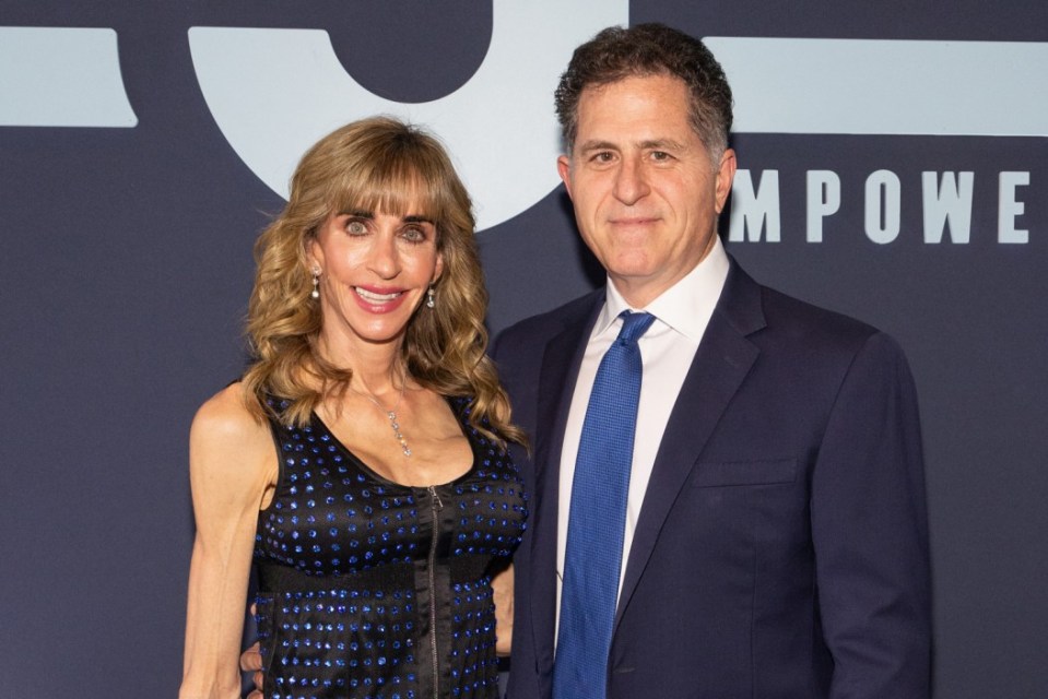 AUSTIN, TEXAS - APRIL 25: Susan Dell and Michael Dell attend the 12th Annual Mack, Jack & McConaughey Gala at ACL Live on April 25, 2024 in Austin, Texas. (Photo by Rick Kern/Getty Images)