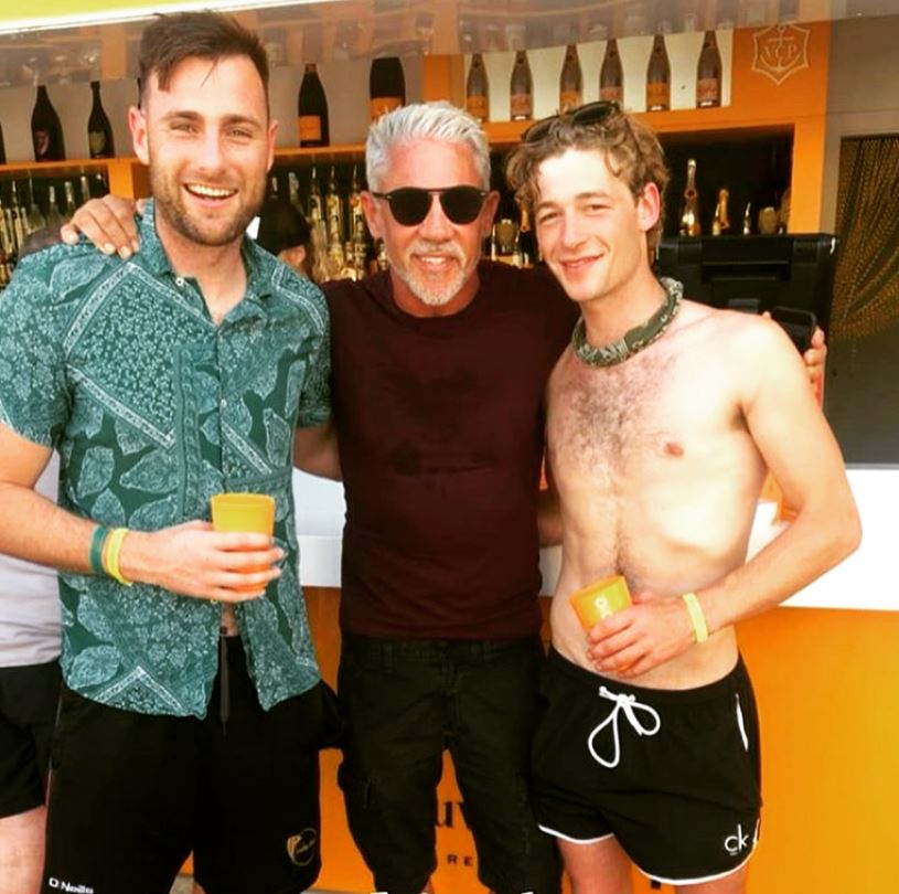 He enjoyed the life of a top sportsman after that, hanging out with the likes of Wayne Lineker