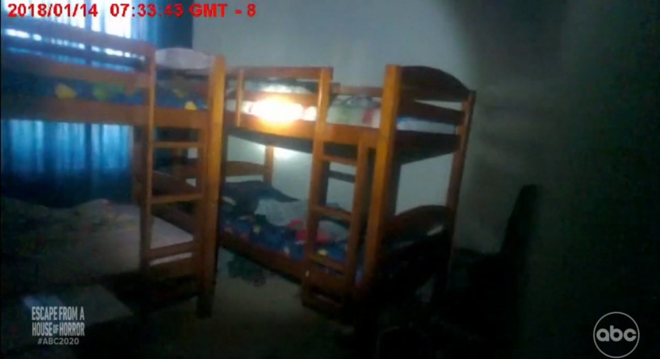 The kids were chained or shackled to their beds, and lived in filthy conditions