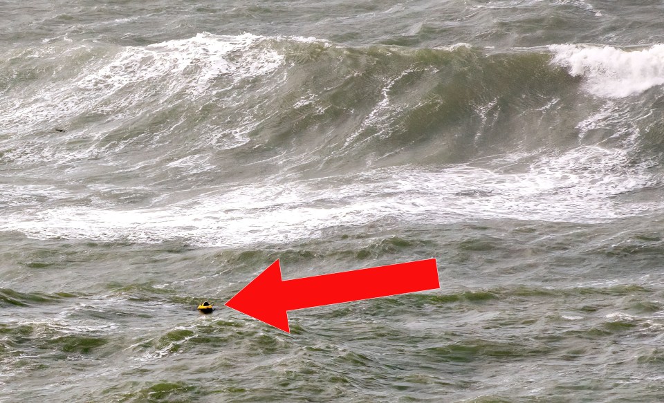 The RNLI raced to rescue the man