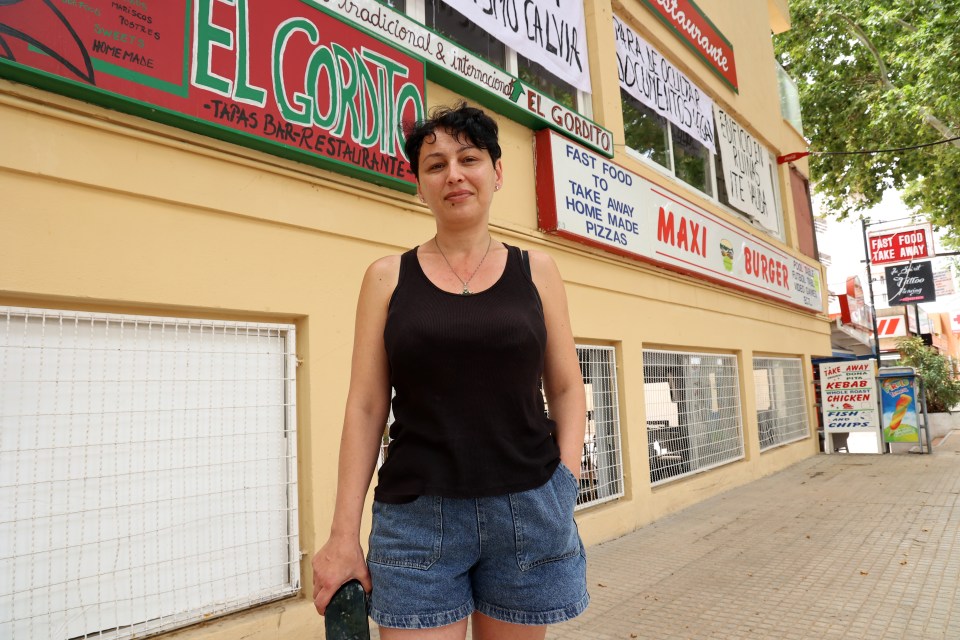 Lory Lithriu, who owns El Gordito Restaurant on the Magaluf Strip, said: 'I haven’t seen one person here who is upset that tourists are coming'