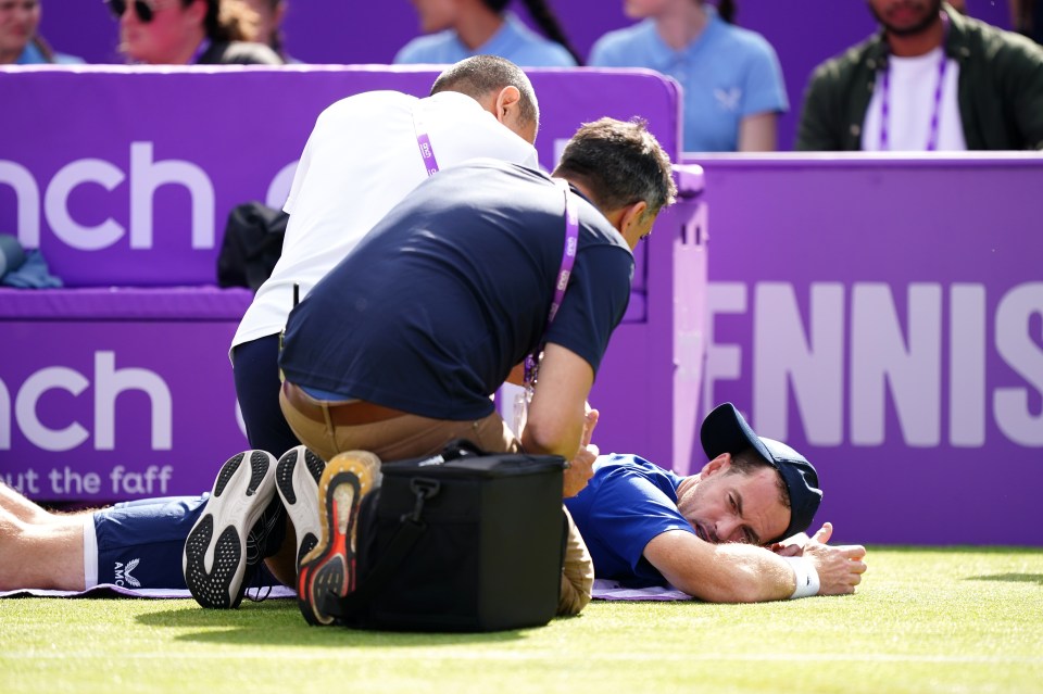 Murray was forced to pull out of Queen’s on Tuesday due to injury