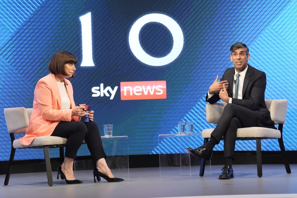 Sky News host Beth Rigby grilled Rishi