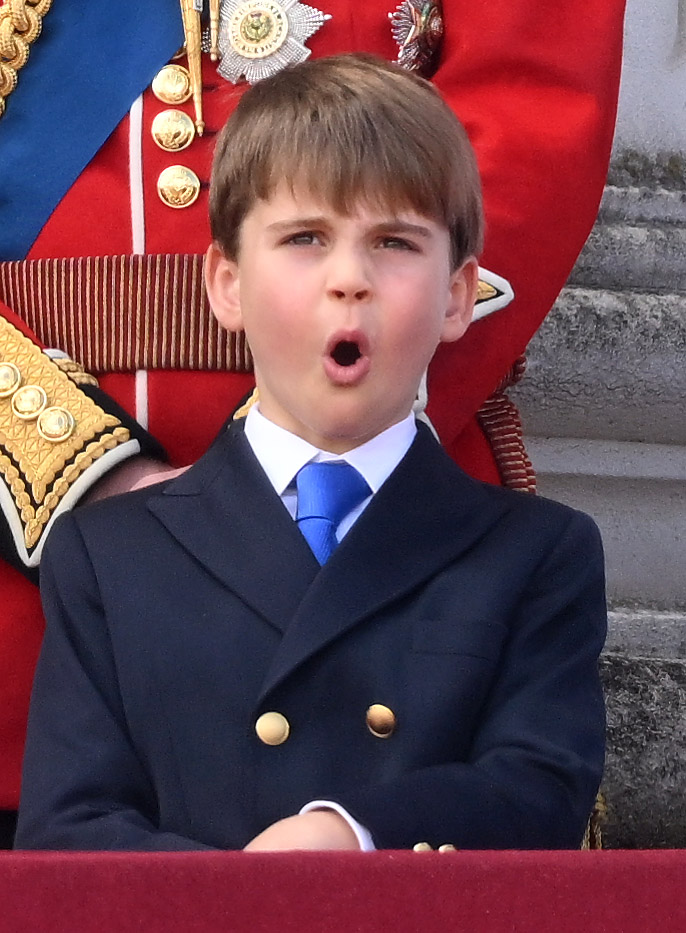 The youngster seemingly enjoyed watching the planes