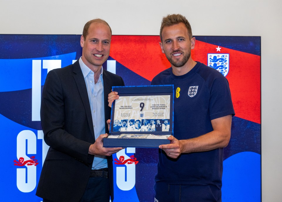 He wished the team good luck while they were still at St. George's Park