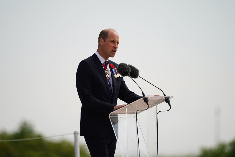 The Prince of Wales said he wanted to thank Canadian veterans