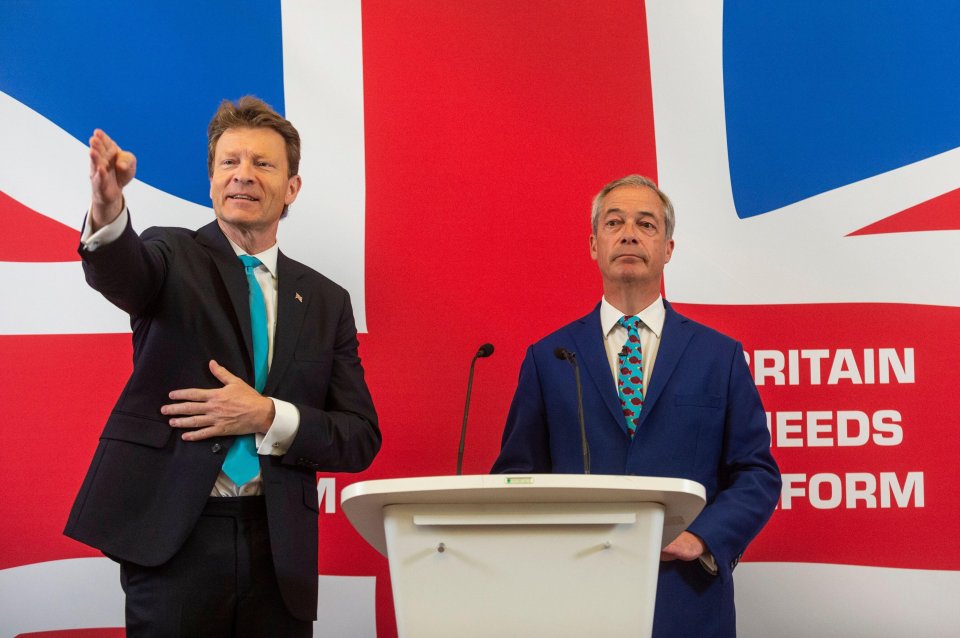 Party chairman Richard Tice and leader Nigel Farage said they don't endorse the comments