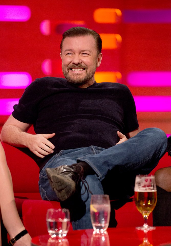 Ricky Gervais has blasted terrestrial TV in a new rant and claims they only have two shows worth watching