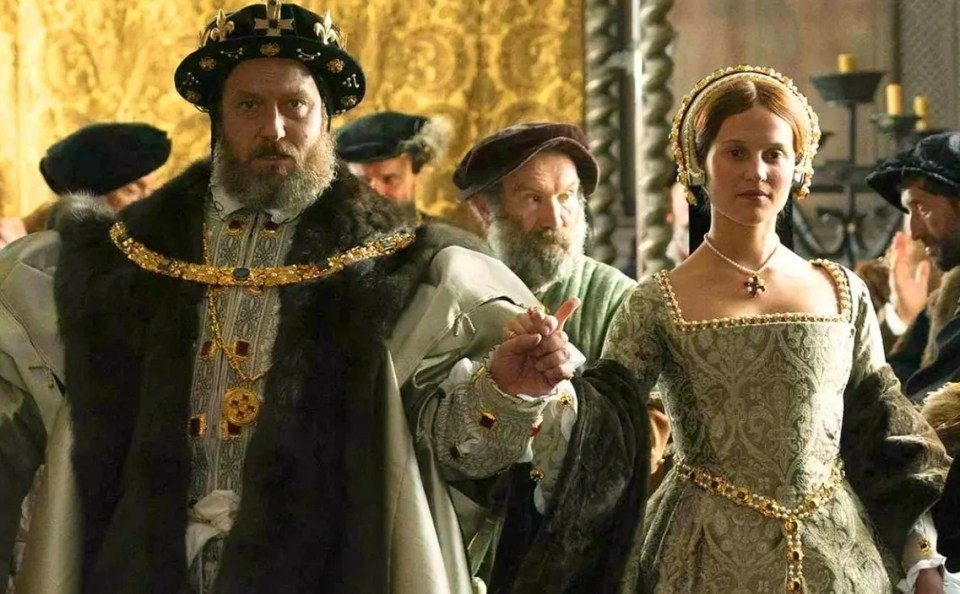 Jude Law, pictured with Alicia Vikander, used a chubby body double’s bum for a sex scene as King Henry VIII in Firebrand