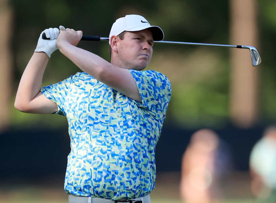 Rob MacIntyre let his frustration get the better of him at the US Open