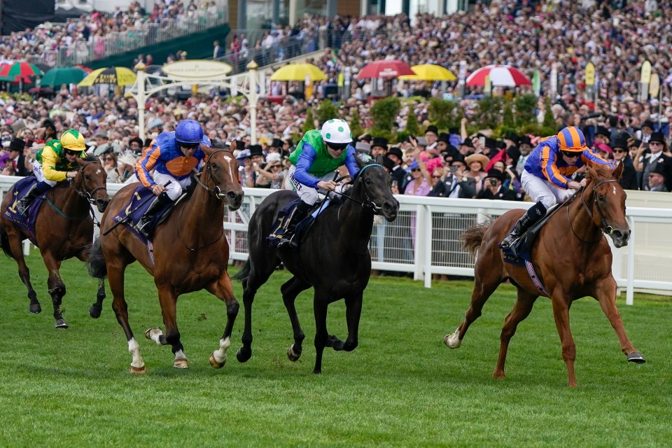 Fairy Godmother (right) and Ryan Moore perform a miracle