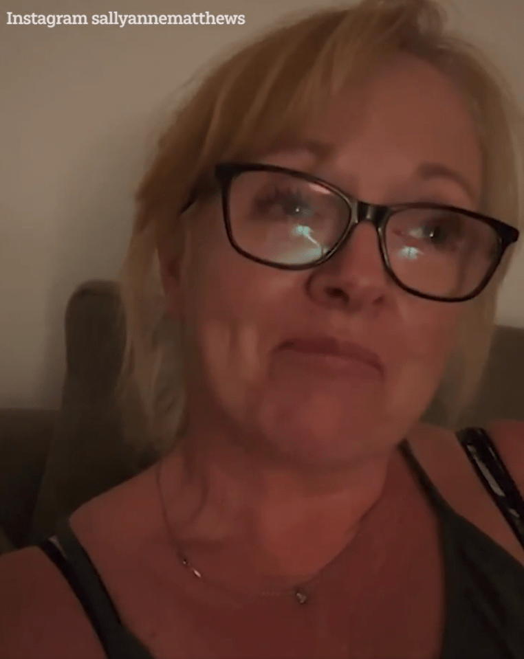 Sally Ann Matthews addressed Corrie fans during an Instagram Live