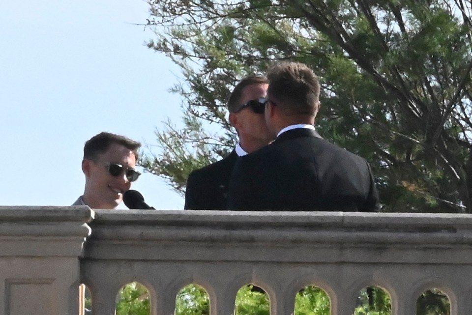 Scott Mills and Sam Vaughan kissed as they became husband and husband