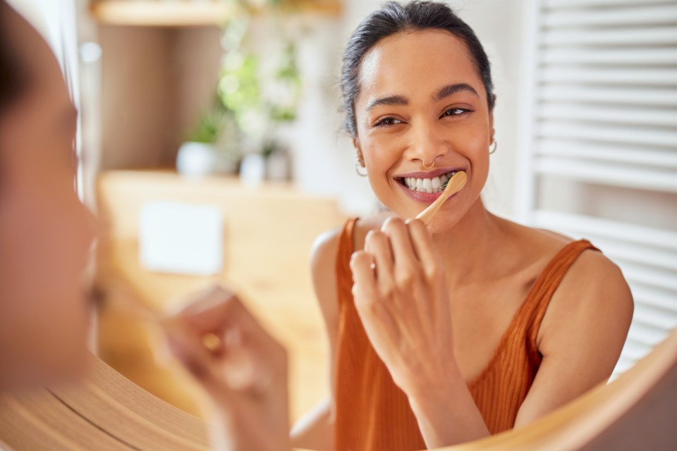 A 2-minute teeth brush in the mornings and evenings can get you moving