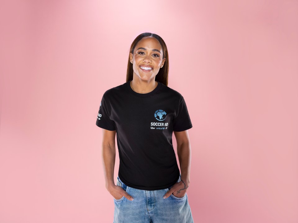 Alex Scott hosts Soccer Aid alongside Dermot O'Leary