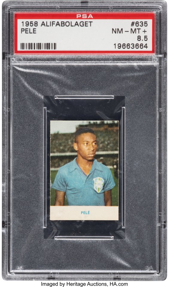 A Pele football card once sold for £1 million