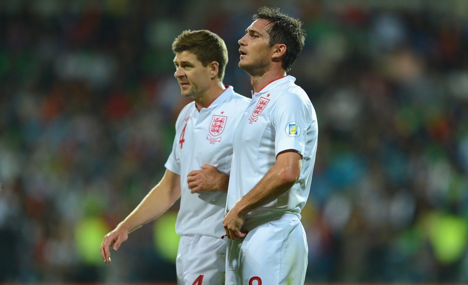 Steven Gerrard and Frank Lampard came sixth