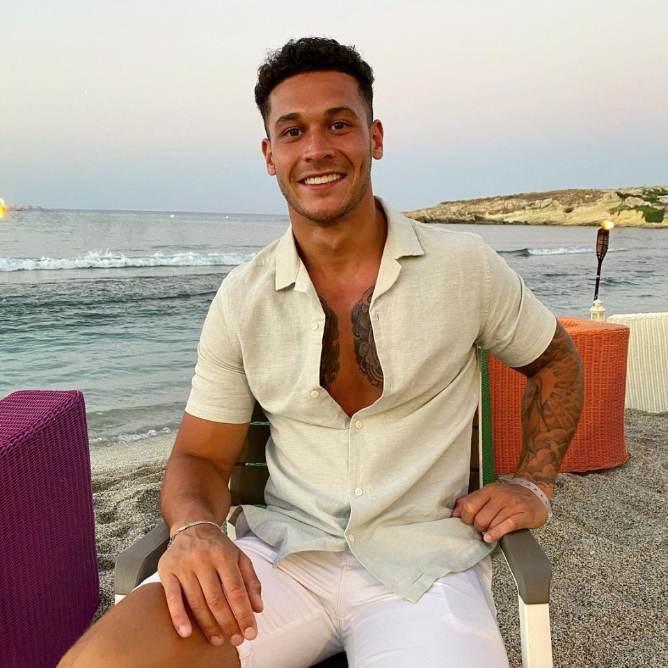 Love Island's Callum Jones appears all loved up on a spa trip with his model partner