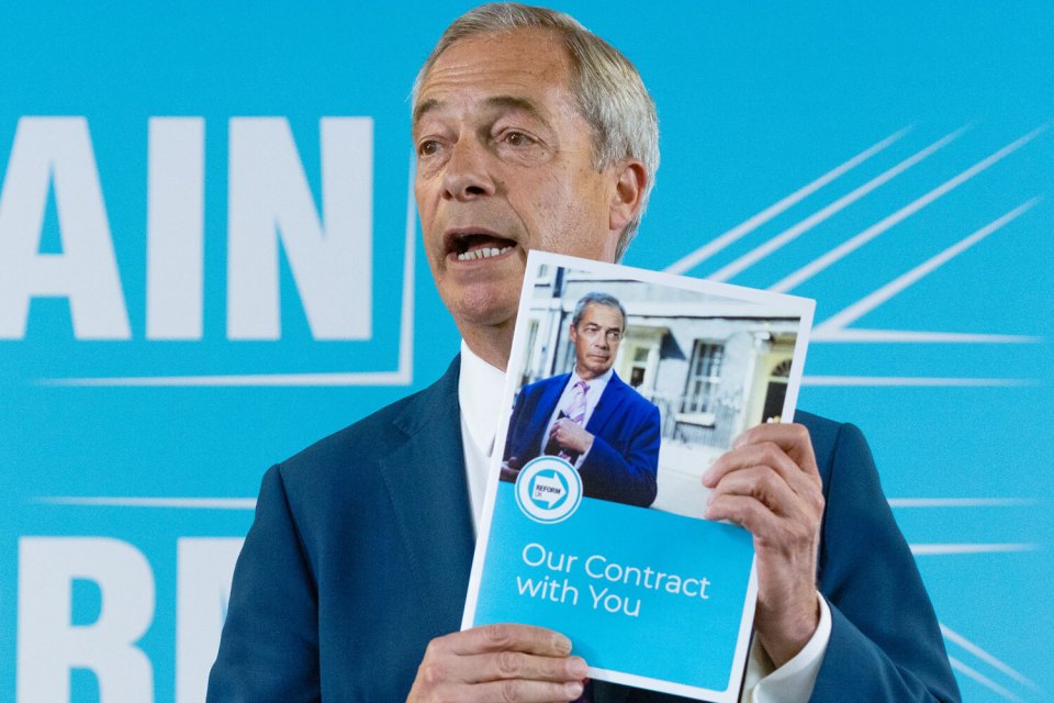 Nigel Farage vowed to stop the boats, pull out of the European Court of Human Rights and pause all but essential immigration within 100 days of a Reform government