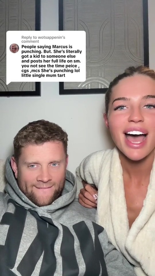 The couple have been dating for more than four years, Teagan revealed on TikTok